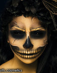 Mehron Makeup Fantasy FX Cream Makeup | Water Based | Halloween | Gold Face & Body Paint For Adults 1 fl oz (30ml) (Gold)