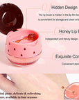 2PCS Strawberry Sleeping Lip Mask,Bee Lip Wrinkle