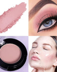 Monochrome Matte Eyeshadow Makeup Palette, Highly Pigmented Cocoa Red Color Eyeshadow Palette,Matte Pressed Powder Eye shadow Makeup,Single Vegan Eye Shadow,Daily Evening Women Girls Eyeshadow Gift13#