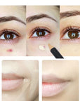 AKARY Concealer Pencil, 2 in 1 Dual-Sided Full (#4 Wheat-colored)
