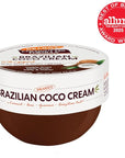 Palmer's Coconut Oil Formula Brazilian Coco Cream with Vitamin E, 8.8 Fl Oz, Whipped Bum, Bust & Body Cream, Helps with Skin Tightening & Firming