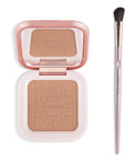 MEICOLY Contour Palette,Shimmer Highly Pigmented Face Powder,Silky Smooth Nude Brown