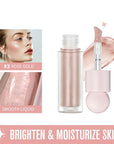 Liquid Highlighter Natural Glow For Face & Body, Rose gold)