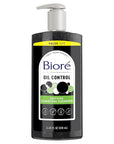 Bioré Deep Pore Charcoal Face Wash, Daily Facial Cleanser for Dirt & Makeup Removal, for Oily Skin, Value Size, 11.45 fl oz