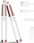 gurelax Electric Eyebrow Razor for Women,Eyebrow Hair Remover, Painless Eye Brow Trimmer Shaper with LED Light, USB Rechargeable, Eye Brow and Face Epilator as Stockings Stuffers
