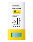 e.l.f. SKIN Suntouchable Invisi-Stick SPF 50, Clear Sunscreen For A Natural Finish, Made With Moisturizing Sunflower Seed Oil, Vegan & Cruelty-Free