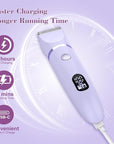 3-in-1 Electric Razor IPX7 Waterproof Bikini Trimmer Wet & Dry Use Painless Personal Trimmer Groomer for Ladies Face Body Legs Bikini Public Hairs Electric Lady Shaver with Replaceable Heads