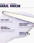 Moon Milk Snail Mucin Moisturizer Gel Cream 3.52 Oz - Blue Light Skin Defense - Korean Snail Mucin Serum Cream that Replenishes Moisture & Leaves Skin Brighter, Plumper, Soothed & Smooth - 2 Pack