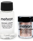 Mehron Makeup Metallic Powder (.) with Mixing Liqu 17 oz