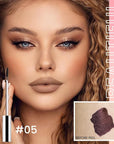 Matte Lip Gloss Stain-Peel Off Lip Liner Tattoo, Dark Brown Lip Tint,Long Lasting Peel Off Lip Stain, Waterproof Transfer-proof Lip Mask Lip Liner Peel Off Lip Gloss,Stayn Lip Makeup. #05
