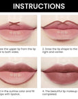 2-in-1Nude Brown Beige Velvet Lip Liner & Lipstick Set Kit for Women, Matte Lips Kit with Lip Liner Lip Stains Long Lasting Waterproof 24 Hour Lipstick and Lip Liners Combo Lipliners Pencil Set 48