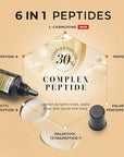 Temporary eye tightener eye cream