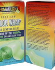 Aloe Wrap for Sunburn Relief – New Hydro-Gel After Sun Organic Aloe Skin Treatment for Long-Lasting Relief from Pain, Itching, and Peeling. Made in The USA with 100% certified organic Aloe