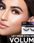 Ardell Mega Volume Lash 252 Multi-Layered False Lashes with Curl Technology, 4 pairs