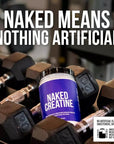 Pure Creatine Monohydrate – 200 Servings - 1,000 Grams, 2.2lb Bulk, Vegan, Non-GMO, Gluten Free, Soy Free. Aid Strength Gains, No Artificial Ingredients - Naked CREATINE