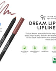 Golden Rose Dream Lips Lipliner - Long-Lasting, Highly Pigmented, Easy-to-apply Lip Pencil (501)