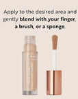 M. Asam MAGIC FINISH HIGHCLASS LIQUID CONCEALER Nude (0.13 fl oz) - 4-in-1 Concealer With Mimic-Lift complex & High Coverage For Dark Circles & Blemishes, Vegan Make Up With Illuminating Pigments