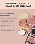 Kitsch Shea Butter Conditioner Bar for Hair Hydration | Nourishing Hair Mask | Made in US | Eco-Friendly Zero Waste Solid Bar Conditioner | Moisture for Dry Hair | Works w/Natural Shampoo Bar, 2.7oz