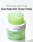 Biodance Sea Kelp Gel Toner Pads, Calming, Soothing, Sebum Control, Hydrating | 4.93 fl.oz.(140g), 60Pads