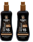 Australian Gold SPF 15 Spray Gel Bronzer, 16 Fl Oz, (Pack of 2)
