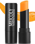MEICOLY Orange Face Body Paint Stick for Halloween SFX Pumpkin Tiger Lion Cosplay Makeup,Orange Face Paint for Adults and Kids,Waterproof Eye Black Stick for Baseball Softball Football Lacrosse