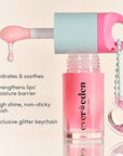 Evereden Kids Tinted Lip Gloss: Sakura - Non Toxic, Vegan Clean Makeup - Soothing & Hydrating Lip Gloss with Cherry, Peach, & Cranberry Oils