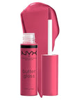 NYX PROFESSIONAL MAKEUP Butter Gloss, Non-Sticky Lip Gloss - Strawberry Cheesecake (Warm Pink)