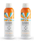 Bare Republic Mineral Sunscreen SPF 30 Sunblock Spray, Sheer and Non-Greasy Finish, Coconut Mango Scent, 6 Fl Oz