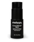 Mehron Makeup CreamBlend Stick | Face Paint, Body g) (Black) 75 oz