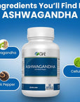 Well of Life: Organic Ashwagandha 650mg + Black Extract 60 Veg Capsules: Enhanced Sleep & Well-Being. Adrenal Health Support. Non-GMO, GMP Certified. Made in USA.