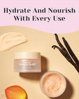 NATURE WELL Vanilla Glaze Hydrating Lip Mask For A Softer, Smoother, Plumper Pout, Nourish & Moisturize Dry Cracked Lips, Made With Shea Butter & Vitamin C, Clean Formula, 0.70 Ounce Each (Pack of 2)