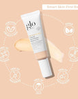 Glo Skin Beauty C-Shield Anti-Pollution Moisture Tint - Tinted Moisturizer With SPF 30 for Face, Broad Spectrum Protection & Vitamin C, 1.7 Oz (1N-Fair)