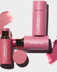 MCoBeauty Baby Face Multi-Use Cream Stick, Peony Rose Pinky Rose Shade, Silky Smooth, Buildable Blush for Eyes, Lips & Cheeks, Vegan, Cruelty Free Cosmetics