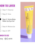 Good Molecules Yerba Mate Wake Up Eye Gel - Yerba Mate, Hyaluronic Acid and Caffeine to Hydrate, Minimize Puffiness and Swelling - Skincare for Face