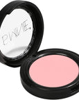 ISMINE Single Eyeshadow Powder Palette, Matte Light Pink, High Pigment, Longwear Single Eye Makeup for Day & Night