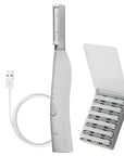 SPA SCIENCES - SIMA Patented Dermaplane Razor for Women Face – Painless 2-in-1 Facial Exfoliation & Peach Fuzz Hair Removal – Anti-Aging – 3 Speeds – Rechargeable – 7 Weeks Treatment
