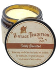 Vintage Tradition Beef Tallow Balm for Skin Care - Unscented, All Purpose Balm for Sensitive Skin Heals and Hydrates with Olive Oil + Tallow from Grass-Fed Cows - Beef Tallow for Skin, 2 fl. oz.
