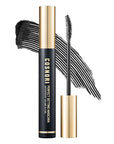 COSNORI Perfect Setting Waterproof Mascara Volume & Curl - Volumizing Mascara Black – Thicker, Voluminous Eyelashes – Waterproof, Smudge Proof, Clump Free – Irritation Free Tested, 0.24 fl.oz.