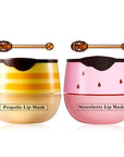 Bee Lip Balm Honey Pot Strawberry Moisturizing