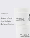 Meebak Cica Cream | Daily Repair Moisturizer with Niacinamide, Ceramide, & Retinol | Deep Hydration & Soothing | Locks in Moisture | Suitable for Sensitive Skin