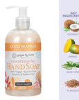 Ginger Lily Farms Botanicals Conditioning Liquid Hand Soap, Coco Mango, 100% Vegan & Cruelty-Free, Coconut Mango Scent, 12 Fl Oz (Pack of 6)