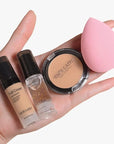 Waterproof Full Coverage Concealer With Primer Sponge Set, (0.2Fl, Natural)