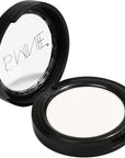 ISMINE Single Eyeshadow Powder Palette Shimmer Pearl White, High Pigment, Longwear Single White Eye Makeup for Day & Night (#01)