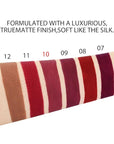 evpct 6Pcs Maroon Red Silky Velvet Matte Liquid Lipstick Lip Gloss Set for Women Long Lasting 24 Hours Color Stay Lipstick labiales matte larga duracion mate 24 horas originales 10#