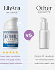 LilyAna Naturals Anti Aging Retinol Face Cream for Women – Wrinkle & Neck Cream for Firming, Retinol Moisturizer for Face with Hyaluronic Acid, Hydrating Night Cream for Fine Lines, Collagen Boost