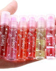 6PCS Roll On Lip Gloss Set, Fruity Flavors Moisturizing Lip Oil,Kids Lip care,Transparent Plumping Lip Gloss,Kid Friendly, Party Gift