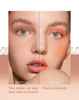 Blush Stick for Cheeks Makeup,Waterproof Cream Blush Face