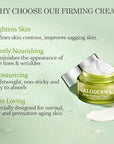 Aloderma Firming Cream for Face and Neck with 62% Organic Aloe Vera - Firming Face Cream with Hyaluronic Acid & Carnosine - Natural Renewing Aloe Face Cream - Instantly Hydrate & Plump Skin, 1.7oz