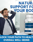 Well of Life: Organic Ashwagandha 650mg + Black Extract 60 Veg Capsules: Enhanced Sleep & Well-Being. Adrenal Health Support. Non-GMO, GMP Certified. Made in USA.