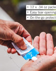 Zealios Sun Barrier SPF 45 - Pocket Packet - 10 Pack